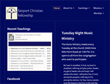 Tablet Screenshot of fairportchristianfellowship.org